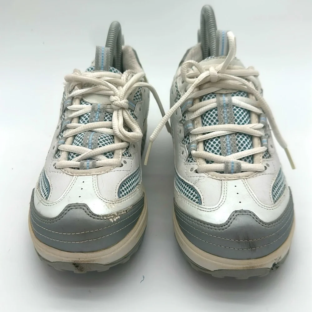 Skechers Shape Up (11803) Shoes Women’s Size 7.5 White - Blue - Silver